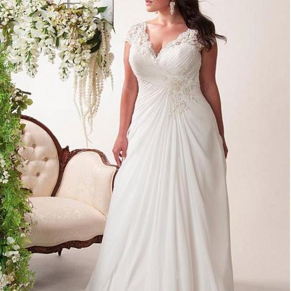 custom-made-wedding-dresses-ivory-white-wedding-dress-plus-size-bridal-gowns-v-neck-wedding